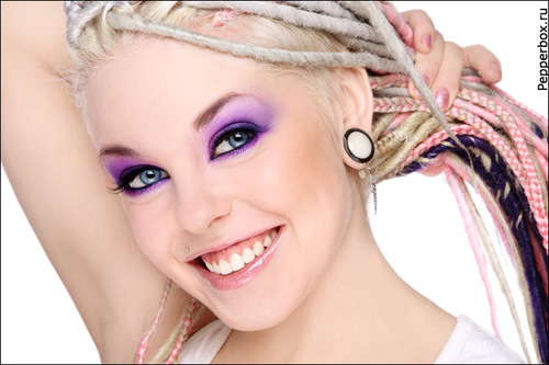 Black Feathery Lashes For Party And Salon Studio Makeup